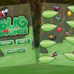 Jumping mobile game background, characters and assets