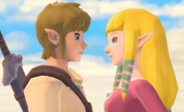 Link and Zelda loved up Video Game Characters